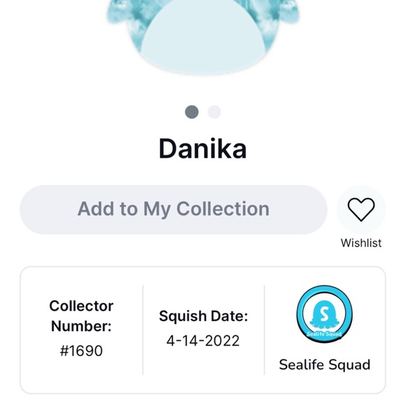 *Rare* Squishmallows Danika Dolphin Tie-Dye Plush - Picture 7 of 7